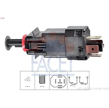 Auto-moto Spínač brzdového světla FACET 7.1205