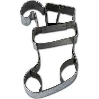 Nádoba na pečení VYKRAJOVÁTKA NA CUKROVÍ-PONOŽKA,7-8CM,STŘÍBRNÁ