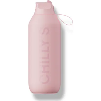 Termoláhev Chilly's Bottles - jemná růžová 500ml, edice Series 2 Flip