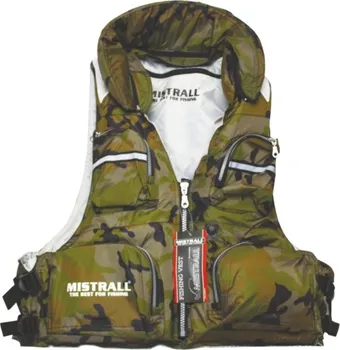Rybářské oblečení Mistrall Plovoucí rybářská vesta X1 Camo XL