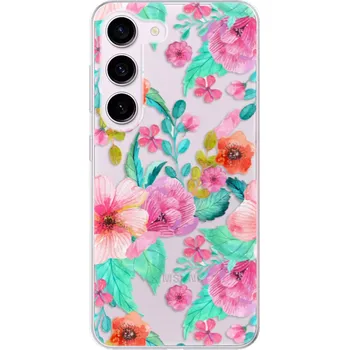 Pouzdro na mobilní telefon Odolné silikonové pouzdro iSaprio - Flower Pattern 01 - Samsung Galaxy S23 5G