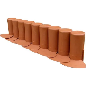 Zahradní obrubník BJ Plastik Zahradní palisáda 2 m