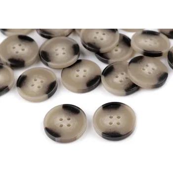 Knoflík Knoflík velikost 32", 40", barva 4 (40") béžová