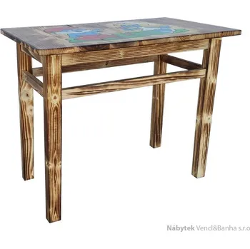 Dětský stůl dřevěný dětský stolek z jehličnatého masivního dřeva drewfilip 2