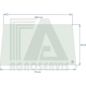 Zadní světlomet Sklo zadní nevyhřívané