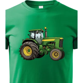 Chlapecké tričko Dětské triko Traktor, Barva Zelená, Velikost 110 cm/4 roky, Canvas Dětské tričko Bezvatriko.cz 1827