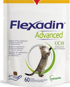 Kloubní výživa pro psa a kočku Vétoquinol Flexadin Advanced pro kočky