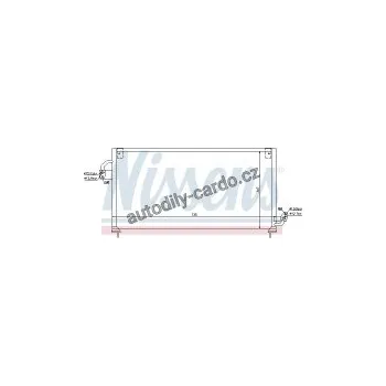 Chladič motoru Chladič klimatizace NISSENS 94841