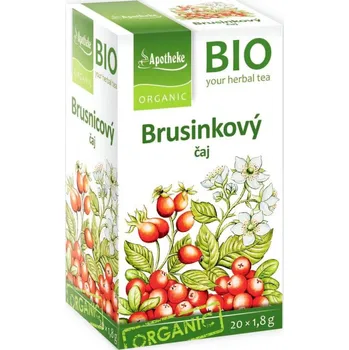 Čaj Apotheke BIO Brusinkový ovocný čaj nálevové sáčky 20x1,8 g
