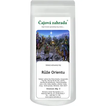 Čaj Čajová zahrada Růže Orientu - zelený ochucený čaj Varianta: zelený čaj 500g