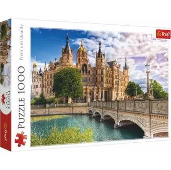 Puzzle Trefl Puzzle Zámek na ostrově 1000 dílků 68,3x48cm v krabici 40x27x6cm