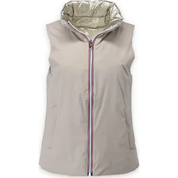 Dámský kabát Vesta oboustranná Laura Jo 21034 barva: béžová, velikost: XL