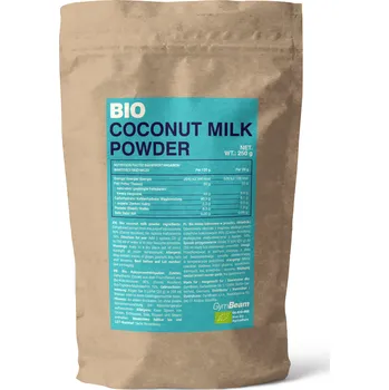 Anabolizér GymBeam BIO Sušené kokosové mlieko 250 g