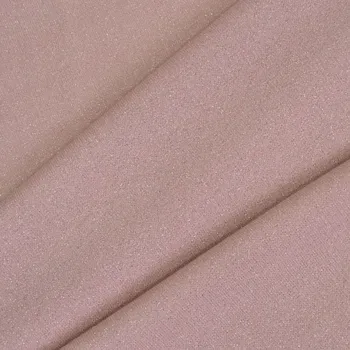 Teplákovina třpytivá s lurexem starorůžová № 29