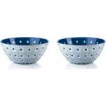 Guzzini Sada 2 misek Le Murrine 12 cm světle modrá, bílá, modrá