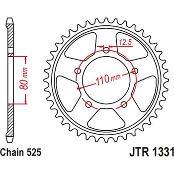 Řetězová sada pro motocykl JT rozeta 4750 42 HONDA CRF 1000 / 1100 L AFRICA TWIN / ADVENTURE sport 16-23 (475042JTZBK) (řetěz 525) barva černá (JT rozeta 4750 42 HONDA CRF 1000 / 1100 L AFRICA TWIN / ADVENTURE sport 16-23 (475042JTZBK) (řetěz 525) barva černá)