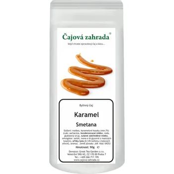 Čaj Čajová zahrada Rooibos Karamel & Smetana Varianta: rooibos čaj 90g