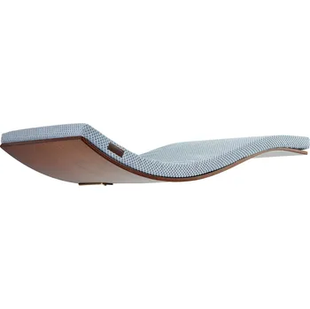 ODPOČÍVADLO PRO KOČKY CHILL DELUXE OŘECH Barva polštáře: Soft Grey, Barva držáku: Stříbrná