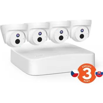 Tenda K4P-4CR - PoE kamerový set 4MPx, 4CH NVR + 4x IP kamera 4MPx, IP67, zvuk, web. rozhraní,CZ app