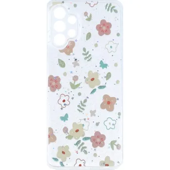 Pouzdro na mobilní telefon Kryt Samsung A13 Květinový mix (obal neboli pouzdro na Samsung A13)