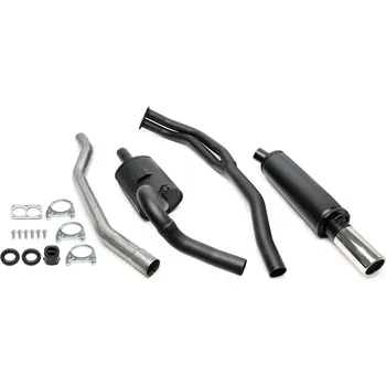 Autodíl TA Technix sportovní výfuk Opel Kadett C Coupe GT / E (73 - 79), 1x 80 mm rovná nerezová koncovka s pertlem