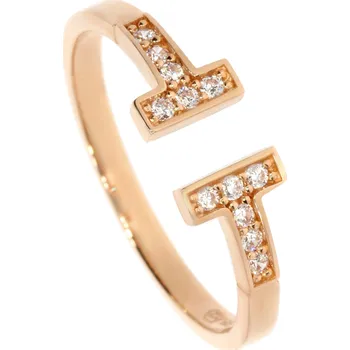 Prsten Zlatnictví Helios Rose gold design prsten se zirkony Velikost: 55, Váha: 1,85g