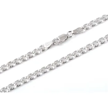 Řetízek Pánský stříbrný řetízek pancr 55 cm 62588F + dárek zdarma