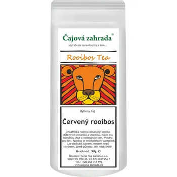 Čaj Čajová zahrada Rooibos červený Varianta: rooibos čaj 500g