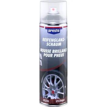 MOTIP Pěna na pneumatiky na čištění a ošetření pneumatik a pro zintenzívnění jejich barvy s dodáním lesku.