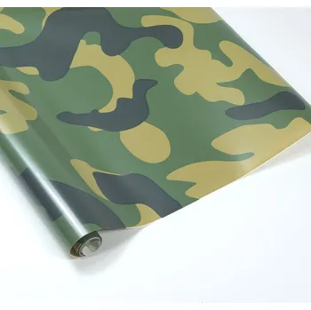 RC vybavení Nažehlovací potahová fólie 2x0,64m - maskovací zelená