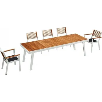 Zahradní sestava Zahradní jídelní sestava HIGOLD York bílá - 10-místná