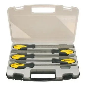 Sada nářadí PROTECO sada rašplí 5-dílná 200 mm v plast. kufru