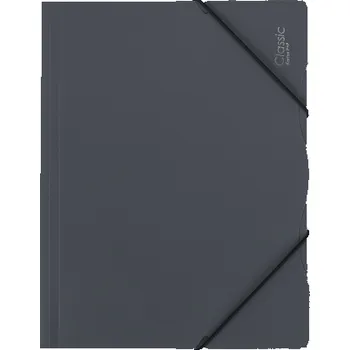 Y-Sloha PP s gumou A4 neprůhledná antracit 2-538