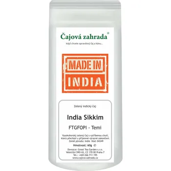 Čaj Čajová zahrada India Sikkim Temi Green - zelený čaj Varianta: zelený čaj 1000g