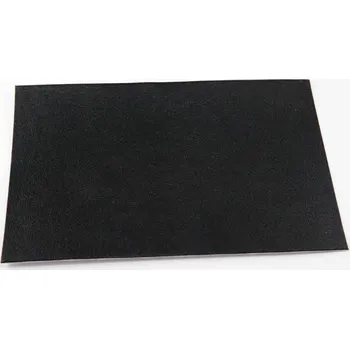 Látková záplata Samolepicí kožená záplata - černá - rozměr 16 cm x 10 cm