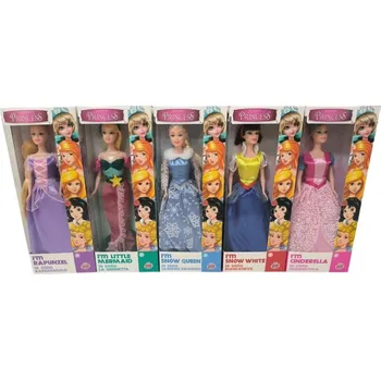 Panenka Alltoys Panenka 30 cm Princezny - Sněhurka žlutomodré šaty