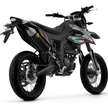 Výfuk pro motocykl Koncovka výfuku ARROW Off-Road Thunder Alu Dark Aprilia SX / RX 125 E5 2021-2022 52510AON
