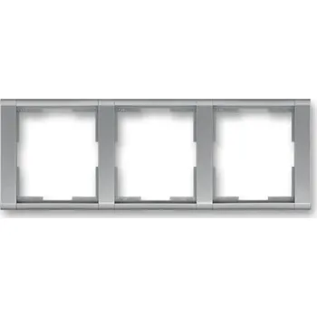 vypínač TIME Trojrámeček vodorovný ocelová ABB 3901F-A00130 36