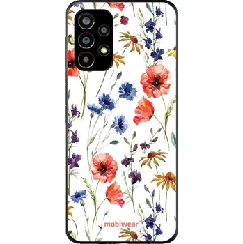 Pouzdro na mobilní telefon Lesklý kryt Mobiwear Glossy - Samsung Galaxy A23 / A23 5G - G032G - Luční kvítí (Prémiové lesklé pouzdro, obal, kryt Mobiwear Glossy na mobil Samsung Galaxy A23 / A23 5G - G032G - Luční kvítí, materiál Plast + TPU silikon - krytí po všech stranách,)