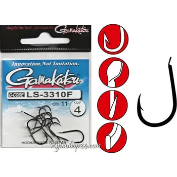 Rybářský háček Gamakatsu Háček s lopatkou LS-3310F Velikost háčků: 2/0