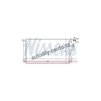 Motor automobilu Chladič klimatizace NISSENS 940208