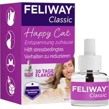 Feliway® Classic difuzér, náhradní náplň na 1 měsíc, 48 ml 4 × 48 ml