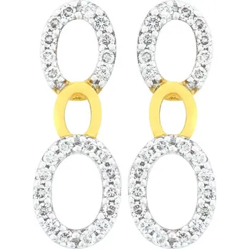 Náušnice Zlaté náušnice s diamanty Altman Diamond CE05