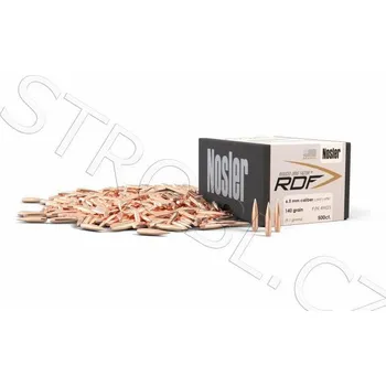 Příslušenství pro sportovní střelbu Střely Nosler RDF 6,5mm, dia .264, 140grs - MAXIpack 500ks