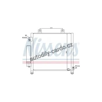 Motor automobilu Chladič klimatizace NISSENS 940302