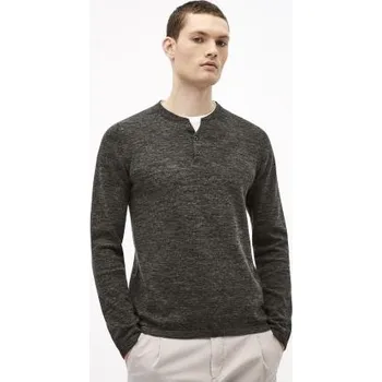 Pánský svetr Bavlněný svetr Techill s knoflíčky u krku