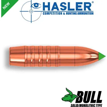 Příslušenství pro sportovní střelbu Monolitické střely Hasler Bull ráže 7,62 mm (.308), 180grs