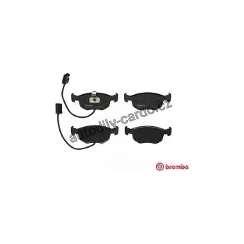 Brzdová destička Sada brzdových destiček BREMBO P24069 - AC, FORD