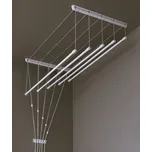 Stropní sušák na prádlo PROPER PRO 5 x 190cm (Stropní sušák na sušení prádla 5 tyčí 190cm vytahovací)