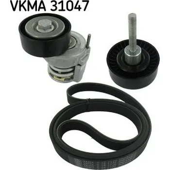 Sada žebrovaných klínových řemenů SKF VKMA 31047